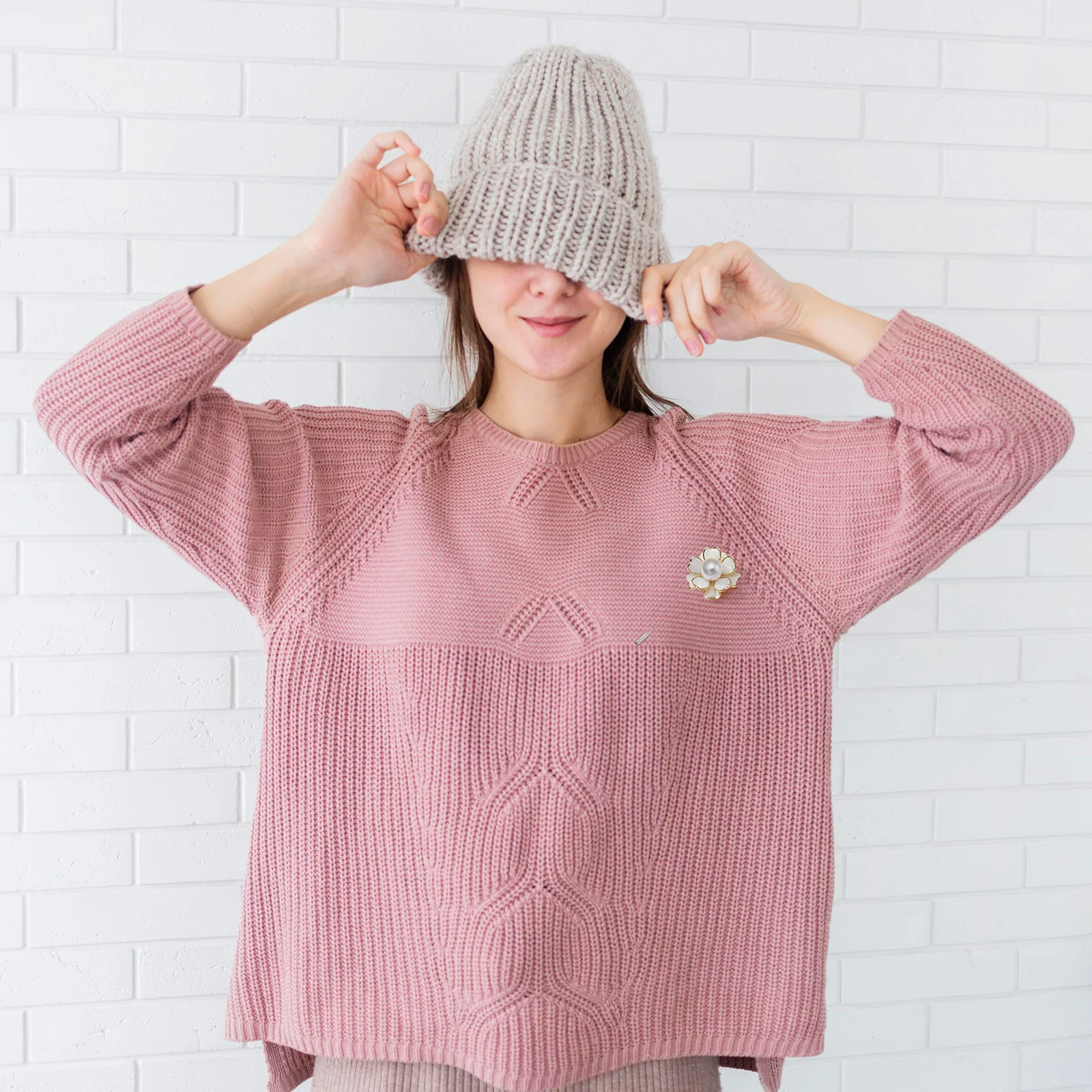 

50pcs Chest Pin Accessories Round Tray Safety Pins Diy Word Pin Tray Brooches For Jewelry Making Craft Gift Silver