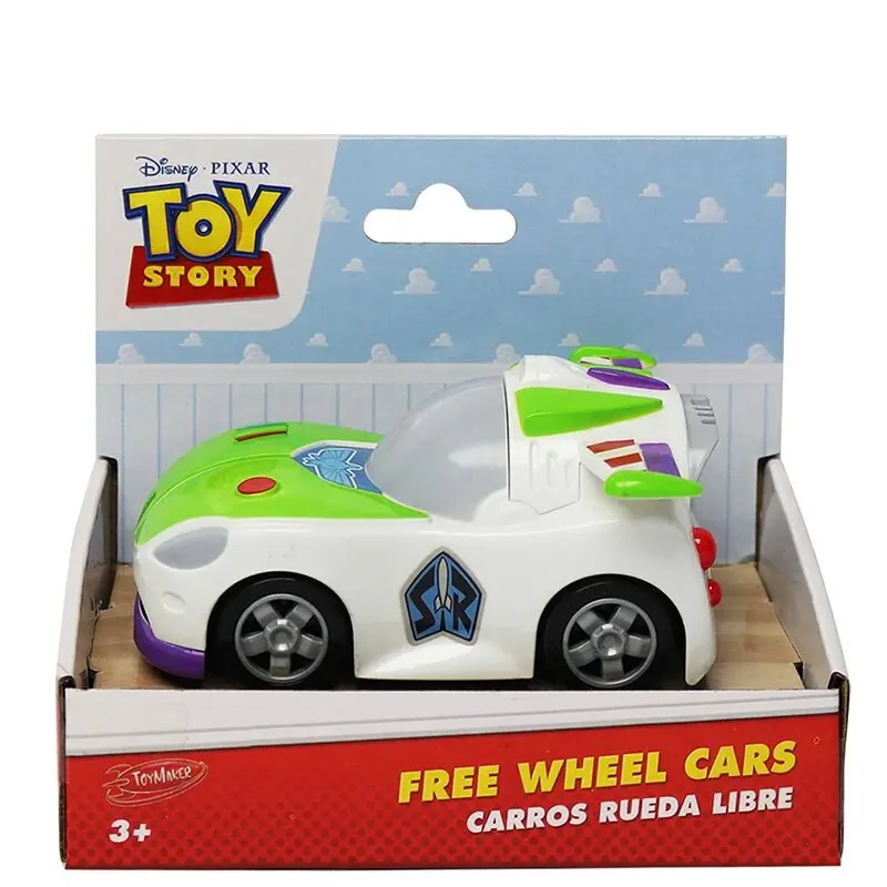 Disney Toy Story Woody Buzz Lightyear Jessie Rex Alien Cartoon Model Inertial Pull-Back Free Wheel Car Toy Collection Gift Kids