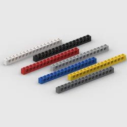 *Brick 1x16 with holes* 10pcs DIY enlighten block bricks, 3703 Compatible With Other Assembles Particles