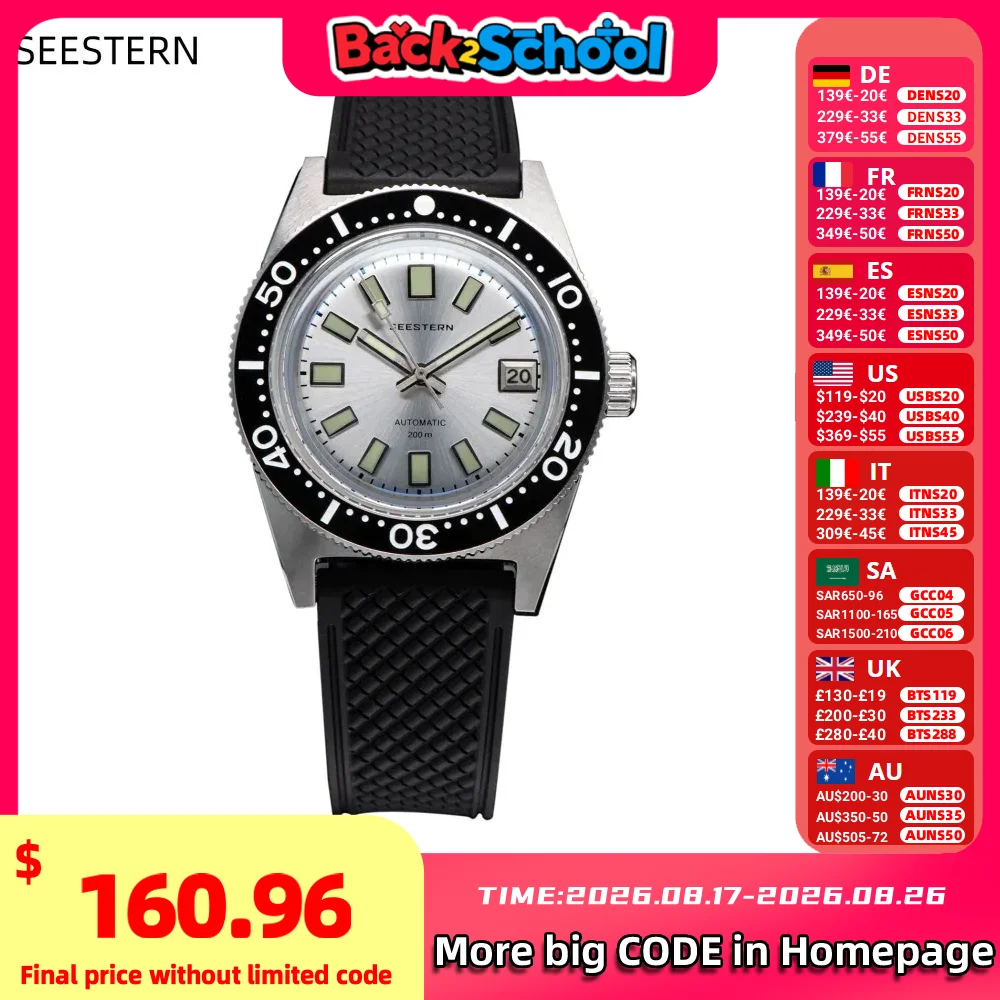 Automatic Watch Winder - SEESTERN Diving Watch 62MAS Automatic Mechanical