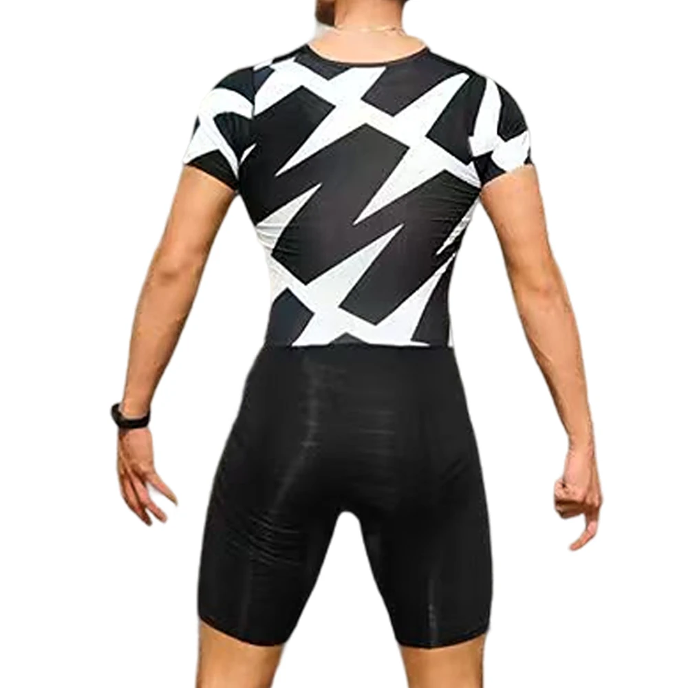 Men Run Sleeveless Tights Man Track & Field Fast Running One Piece Suit Speed Running