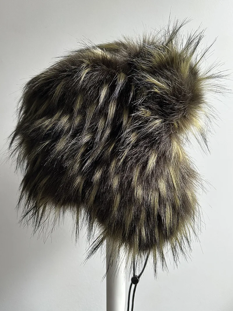 Winter Warm Trapper Hat with Ear Flaps - Windproof Cold Weather Cap for Men & Women, Riding Fur Hat