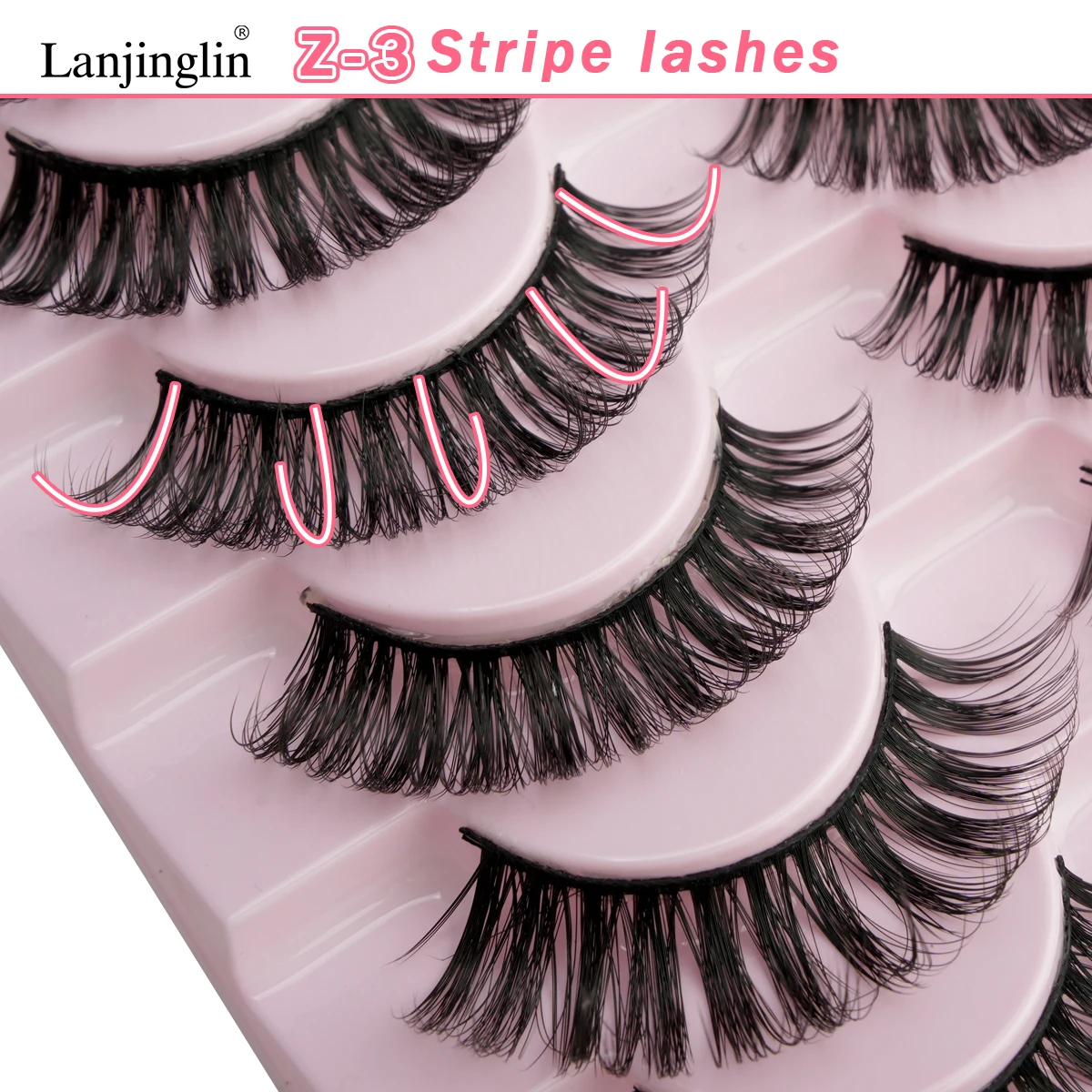 3/10 Pairs 3D Mink Lashes Natural Long Dramatic Thick False Eyelashes Handmade Makeup Tool Fake Lashes In Bulk maquillaje Cils