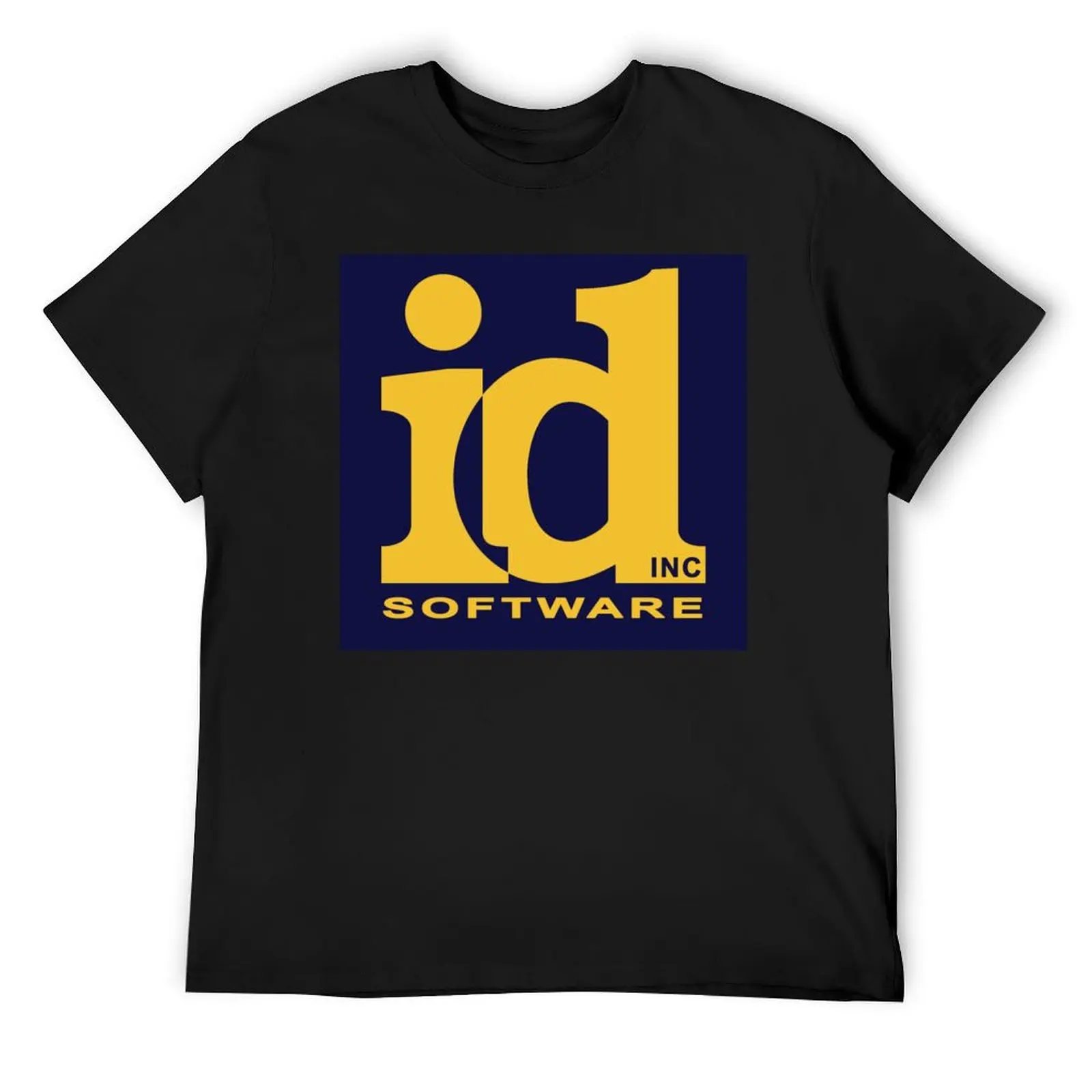 

ID SOFTWARE LOGO T-Shirt Clothing summer 2025 anime figures for a boy tshirts for men