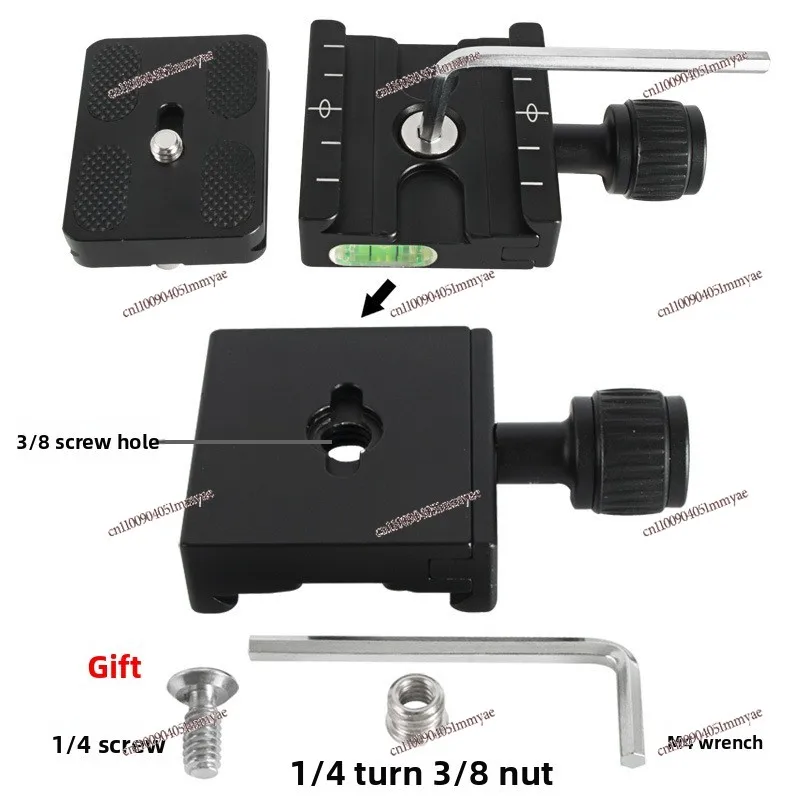 Quick Release Plate Clamp Universal PTZ Tripod Quick Release Plate Base Conversion