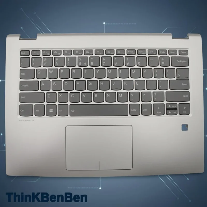 

Mineral Gray Upper Case Palmrest Shell Cover Backlit Keyboard For Lenovo Ideapad Flex 5 1470 Yoga 520 14 14IKB 5CB0N67504