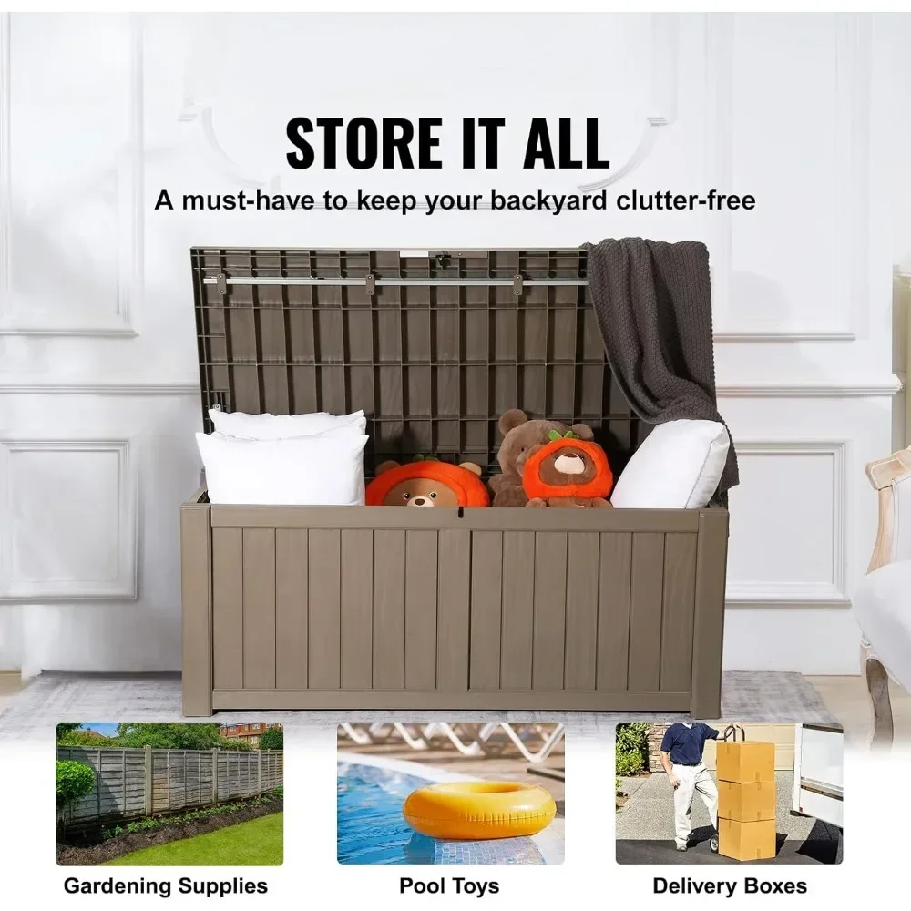 120 Gallon Outdoor Storage Box, 56.3