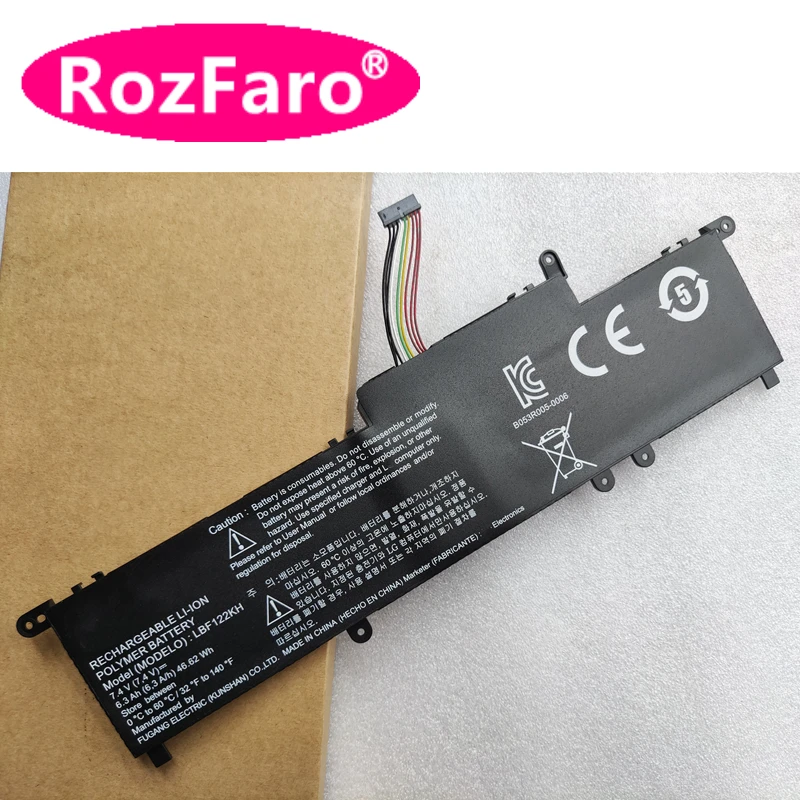 RozFaro For LG Xnote P330 P220 SE35K SE50K Laptop Battery 7.4V LBF122KH Tablet Pc P210 GE20K GE2PK GE25K GE30K G.AE21G G.AE25WE1