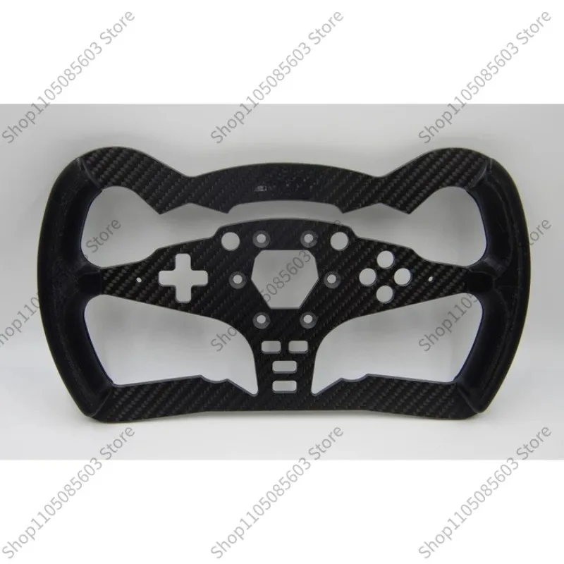 For F1 Carbon Fiber Modified Steering Wheel, Ultra Light No-Damage Installation for MOZA R5 R3 ES ESX Sim Racing