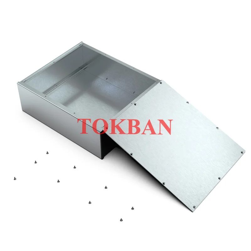 Tokban Audio 3612 362*310*120mm All Aluminium Preamplifier Chassis Enclosure Vacuum Tube Amplifier Case Shell