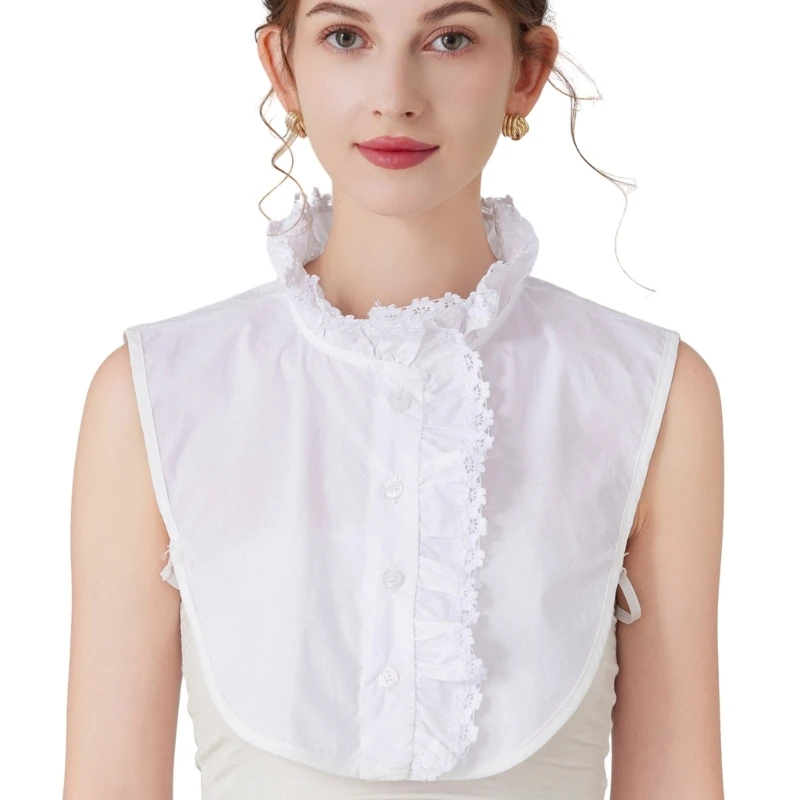 

Faux Collar Decorative Shirt Collar Summer Dress Lace Collar Casual Decor