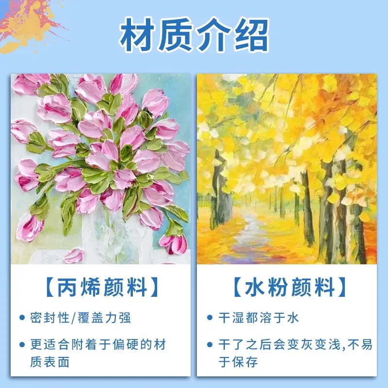 M & g-artist-アクリル油絵具,プロ用ホースセット,画材,5 ml, 12 ml, 24色