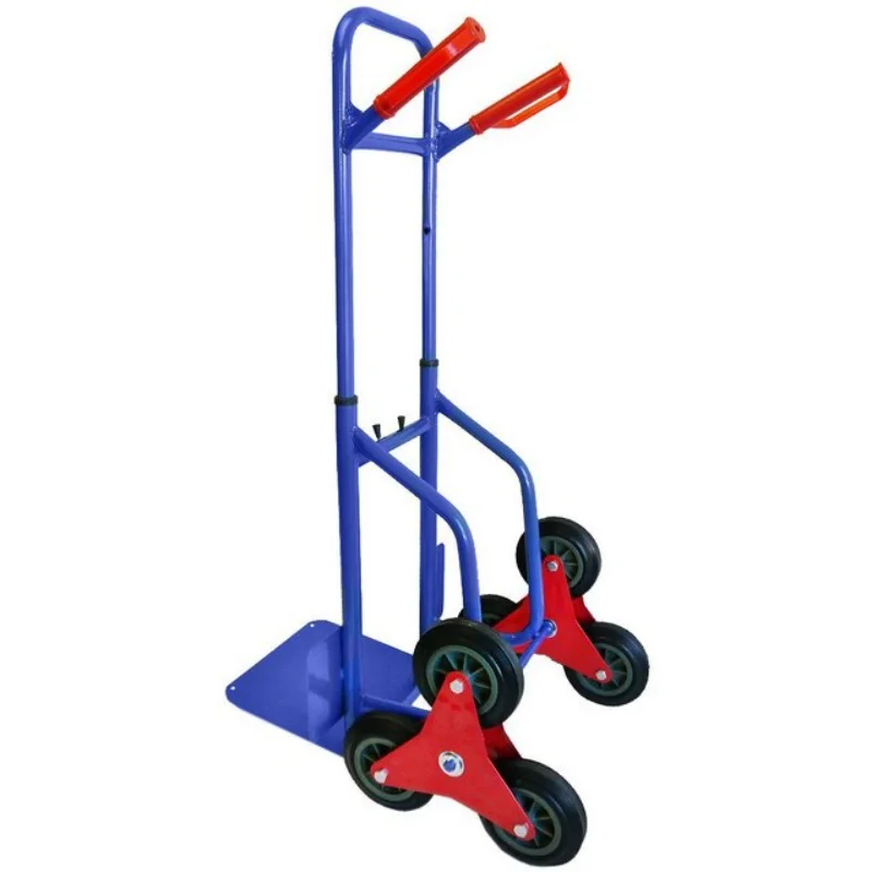 Heavy Duty 6 Wheels Folding Stair Climbing Hand Truck Trolley Cart with Six Wheels