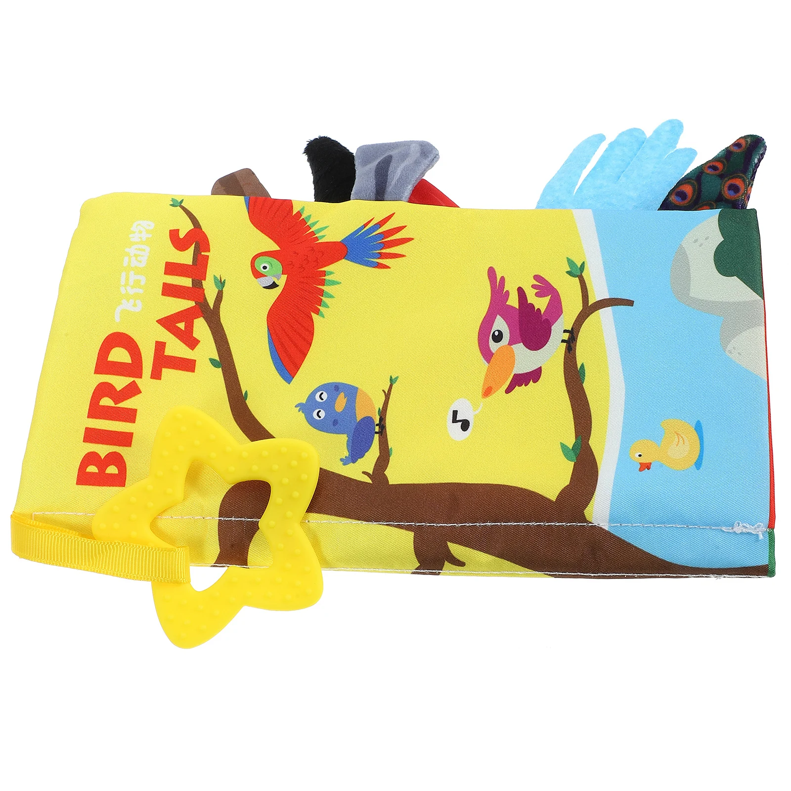 

Cloth Book for Toddlers Animal Design Soft Crinkle Texture Early Learning Educational Sensory Book for Babies Newborns