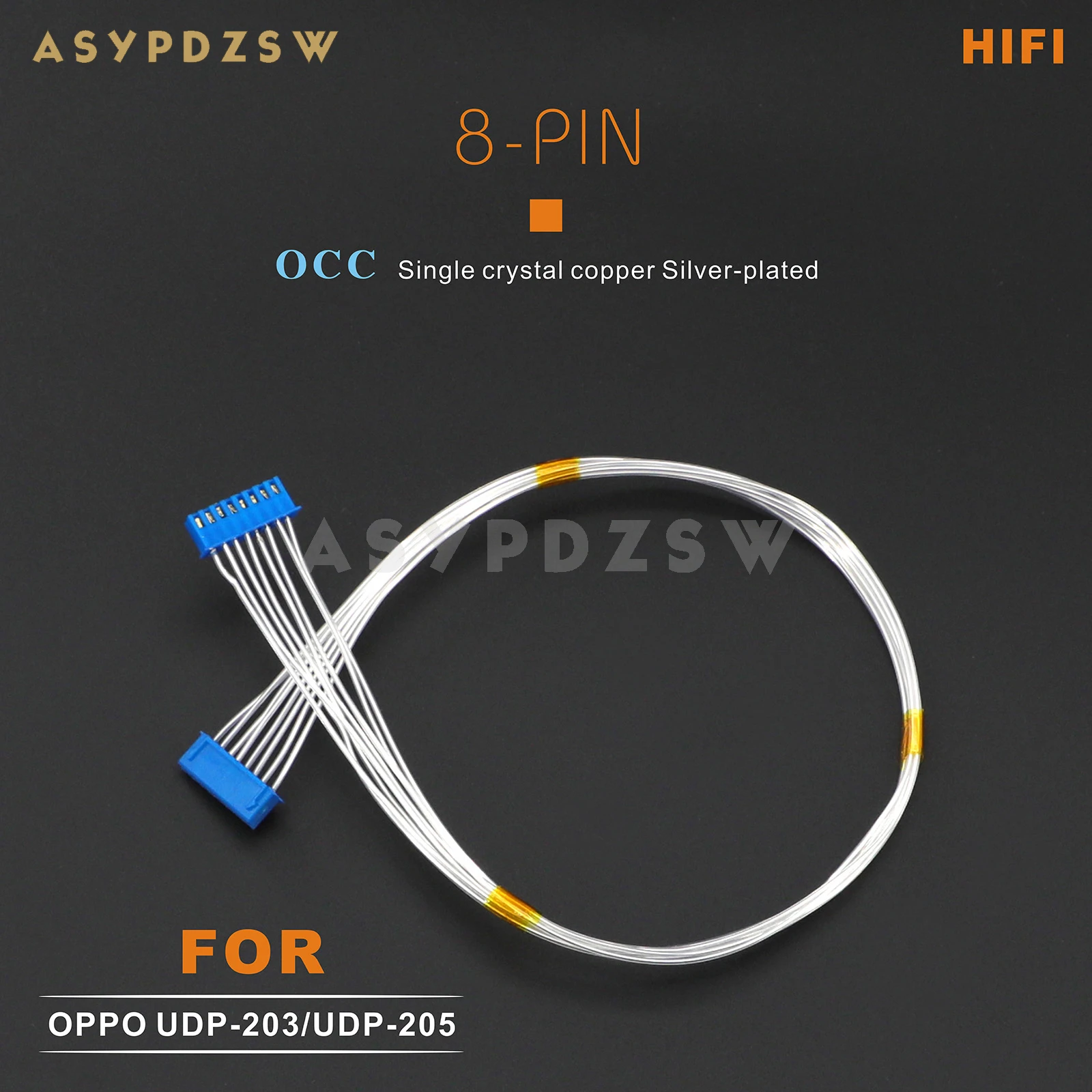 

HIFI OCC Silver-plate 8-PIN Digital simulation power supply cable For OPPO UDP-203/UDP-205