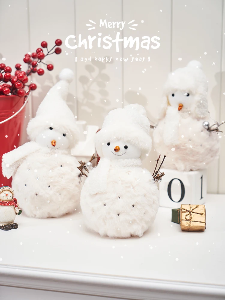 Christmas Decorations Snowman Tabletop Decoration Baby Shooting Accessories Creative Props