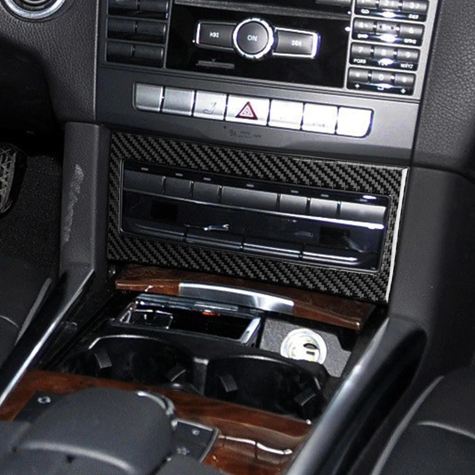 For Mercedes-benz e-class W212 S212 2011–2015 carbon fiber air conditioner frame car interiors accessories decoration stickers