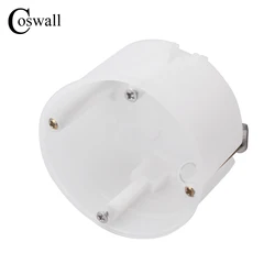 1 Gang Dry Lining Box For Gypsum Board / Drywall / Plasterboad 46mm Depth Wall Switch BOX Wall Socket Cassette,Soft round box