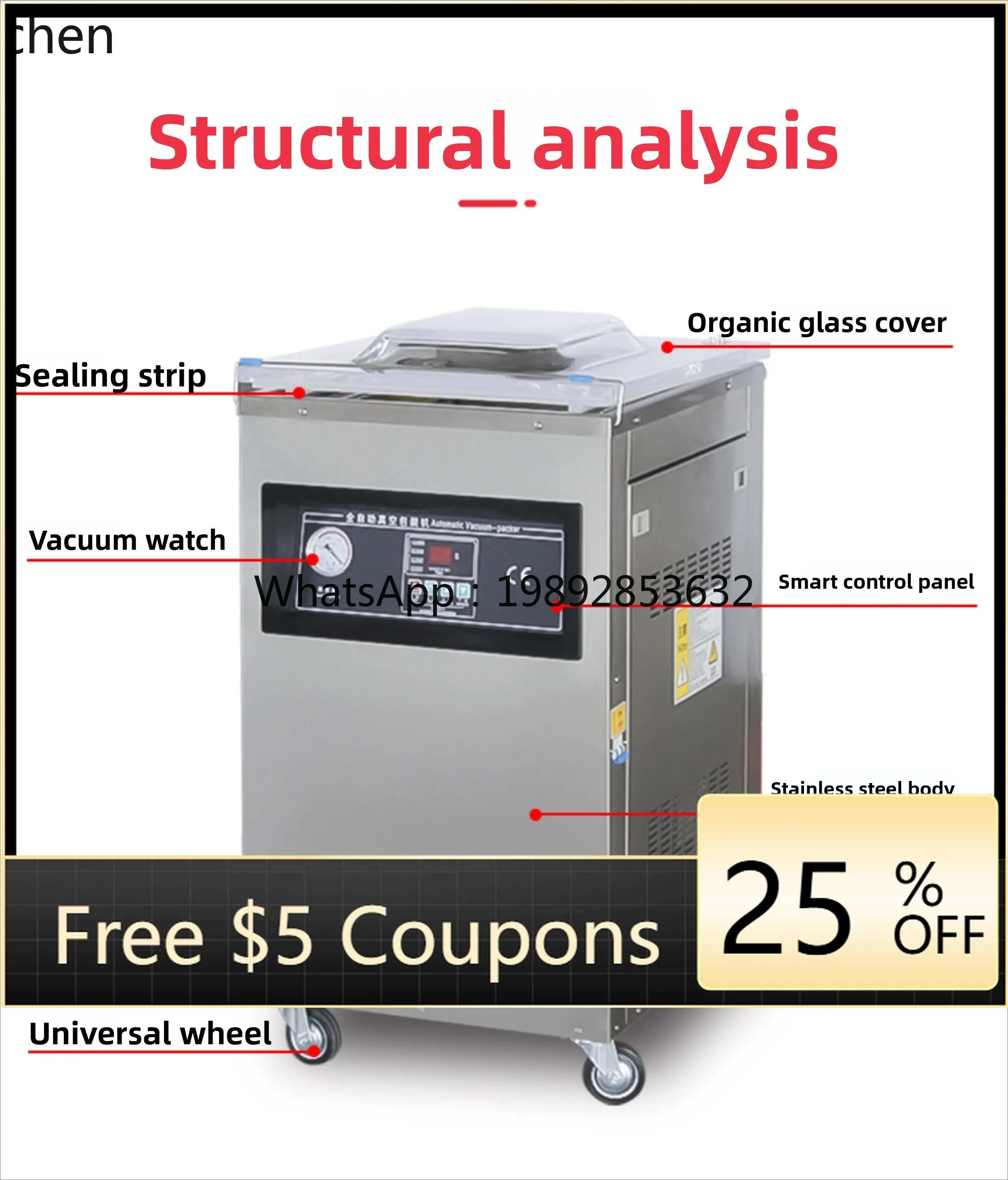 

Упаковочная машина ABB для вакуумной упаковки пищевых продуктов, автоматическая коммерческая машина для влажной и сухой упаковки и запайки пластиковых пакетов