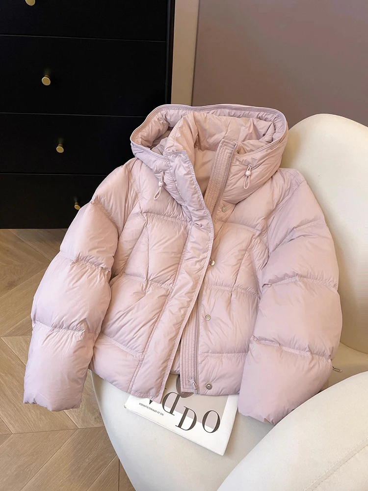 

Faionable Thiened Hooded Cotton Jaet ort Outerwear Women Winter New Arrival ular Loose Sle Commute Korean Version