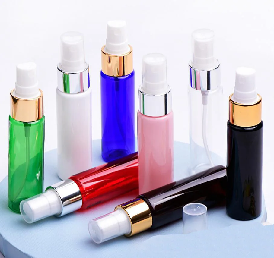 

30ml plastic PET pump bottle serum toner essence sample testing moisture toilet water whitening mist sprayer cosmetic packing