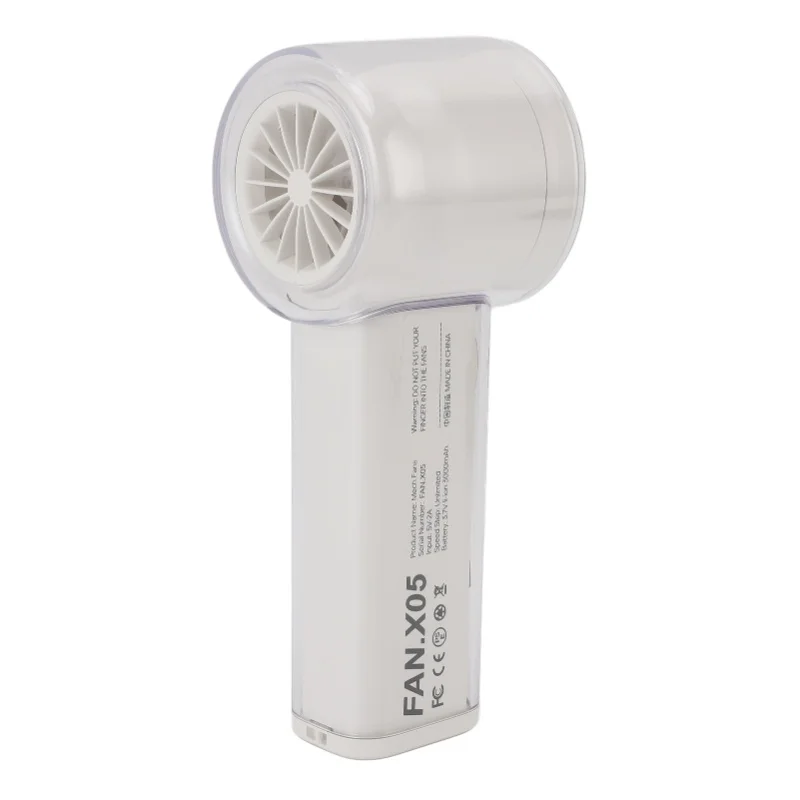 

Высокоскоростной портативный ручной вентилятор с 100 регулируемыми скоростями, металлическим корпусом, цифровым дисплеем, аккумулятором 3000 мАч, миниатюрный карманный вентилятор