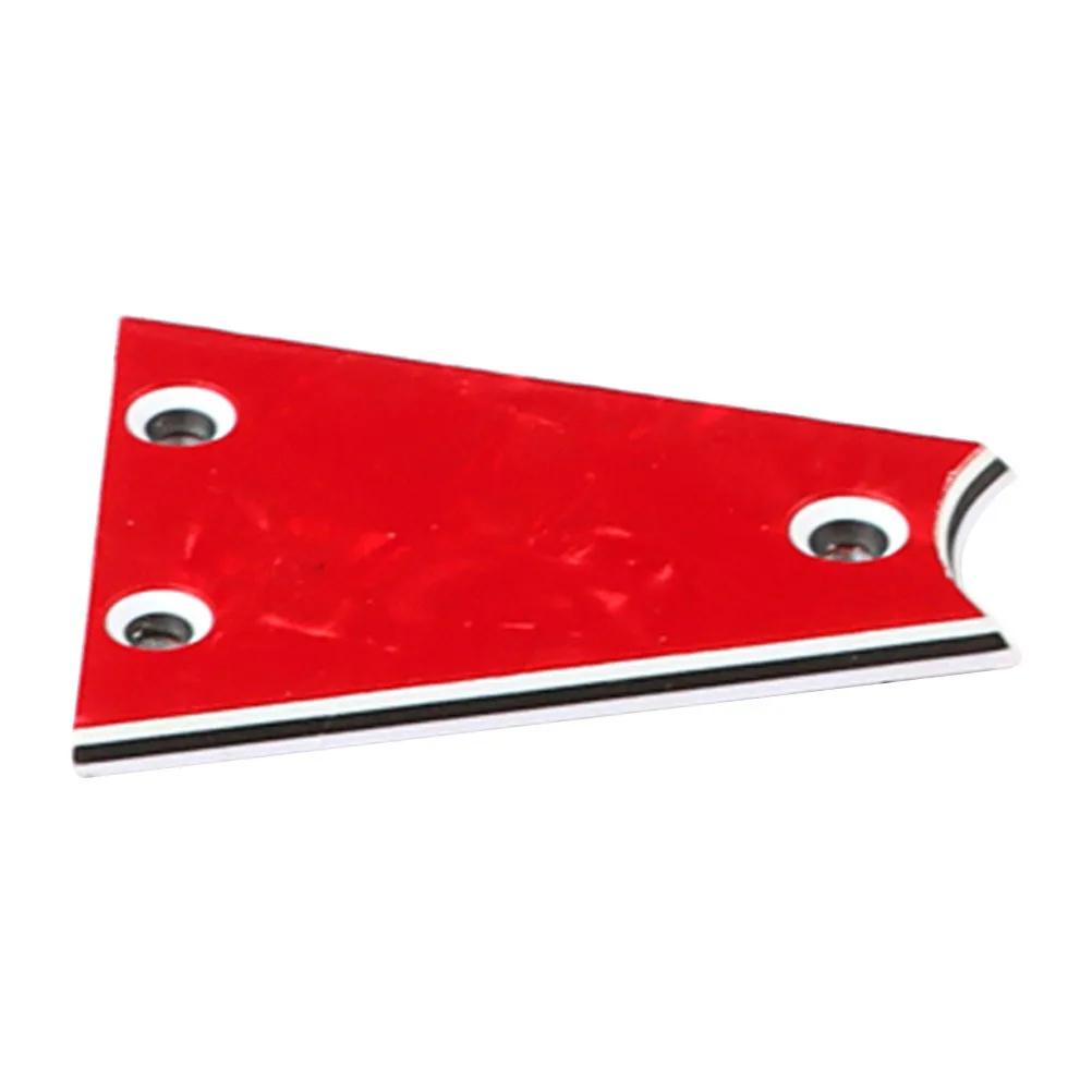

Metal Truss Rod Cover 3 Hole Design for Guitar Bass Strong Durability No Scratch Edge Ideal Replacement Accessory for Beginners