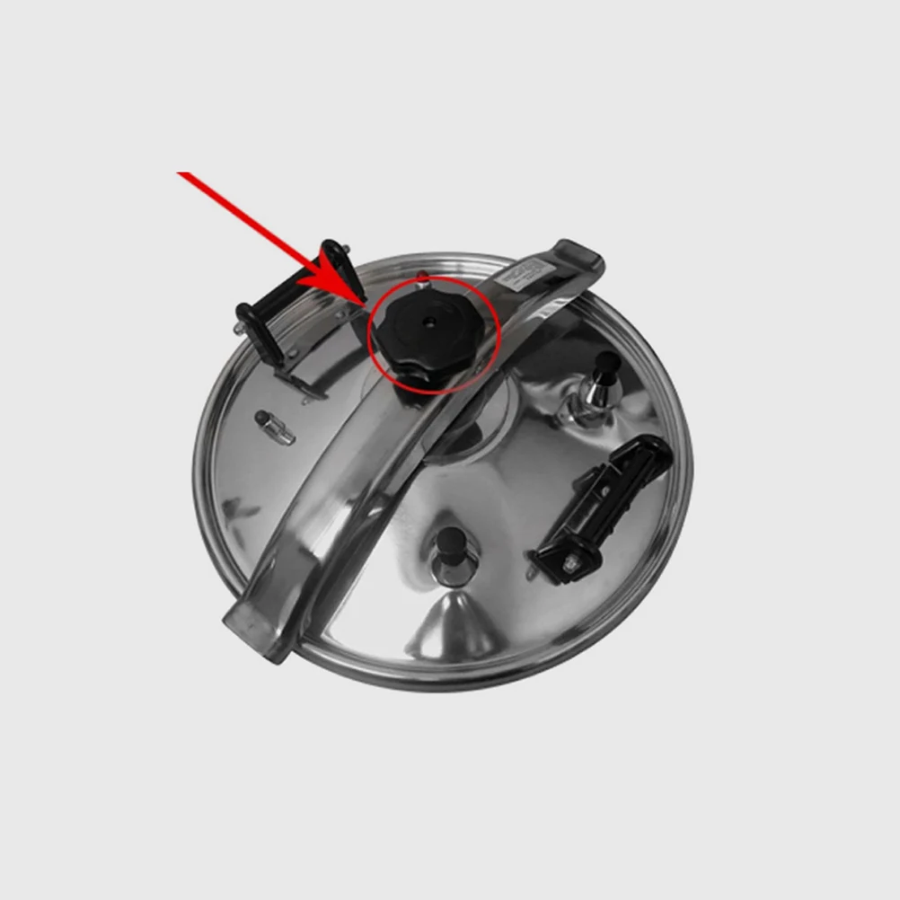 

3 pcs Pressure Cooker Knob Switch Replacement Anti explosion 15mm Kitchen Pan Lid Grips Black Corrosion Resistance