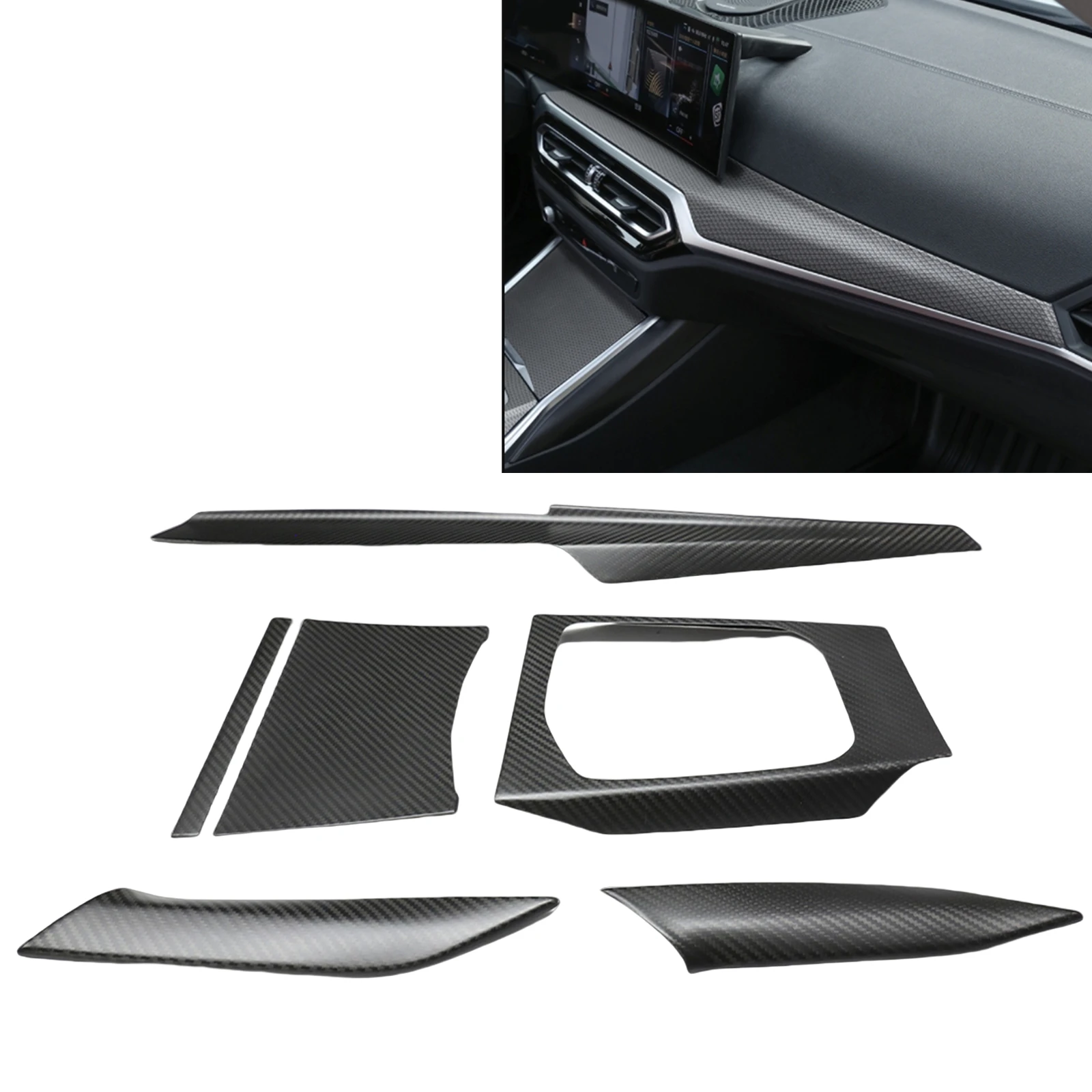 

Car Center Dashboard Panel Trim Cover For BMW 3 4 Series G20 G22 G28 G80 G82