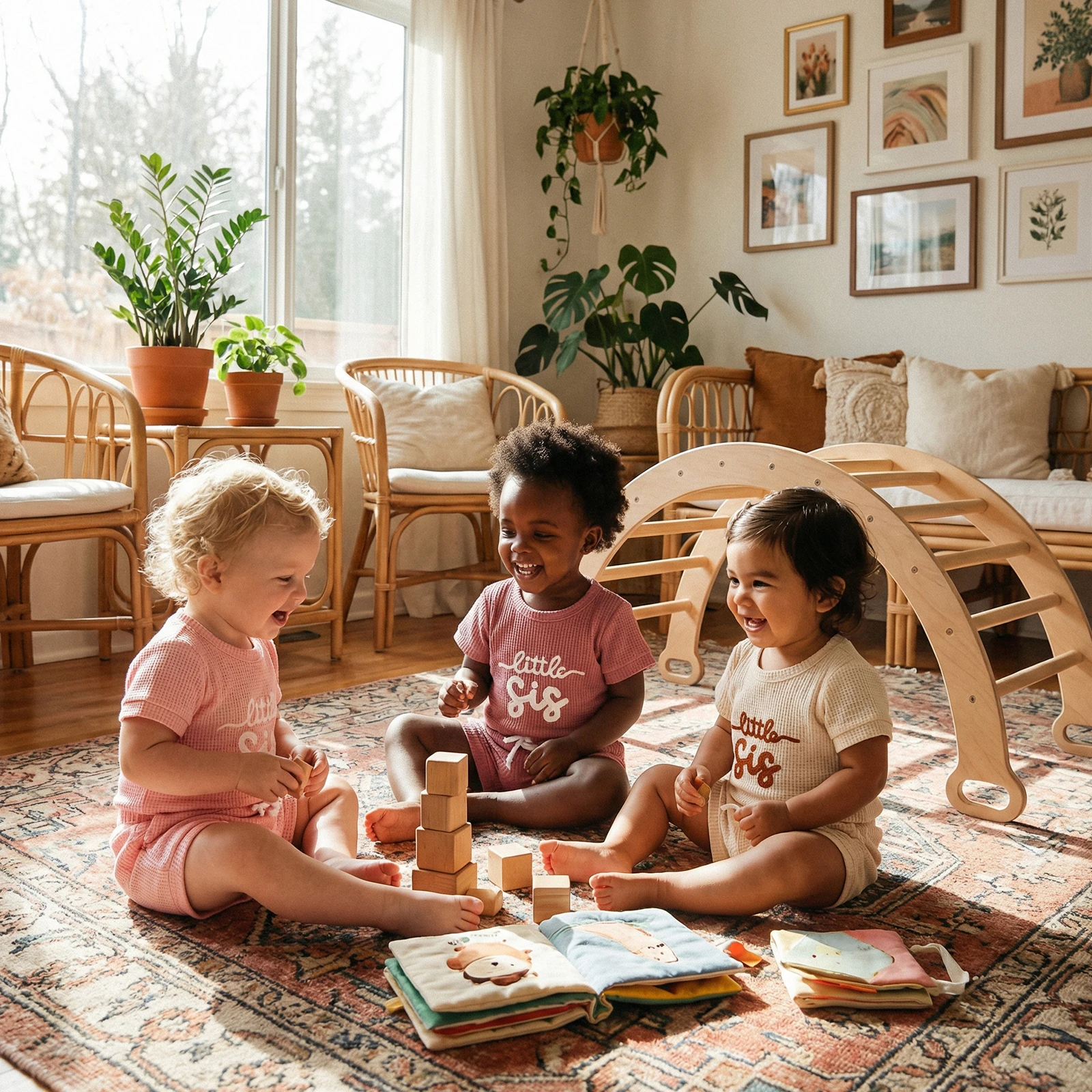 Conjunto de Body de Verano para Bebé Recién Nacida, Bonito Body con Bordado de Letras de Hermanita, Cuello Redondo, Manga Corta, con Pantalones Cortos, Conjunto de 2 Piezas