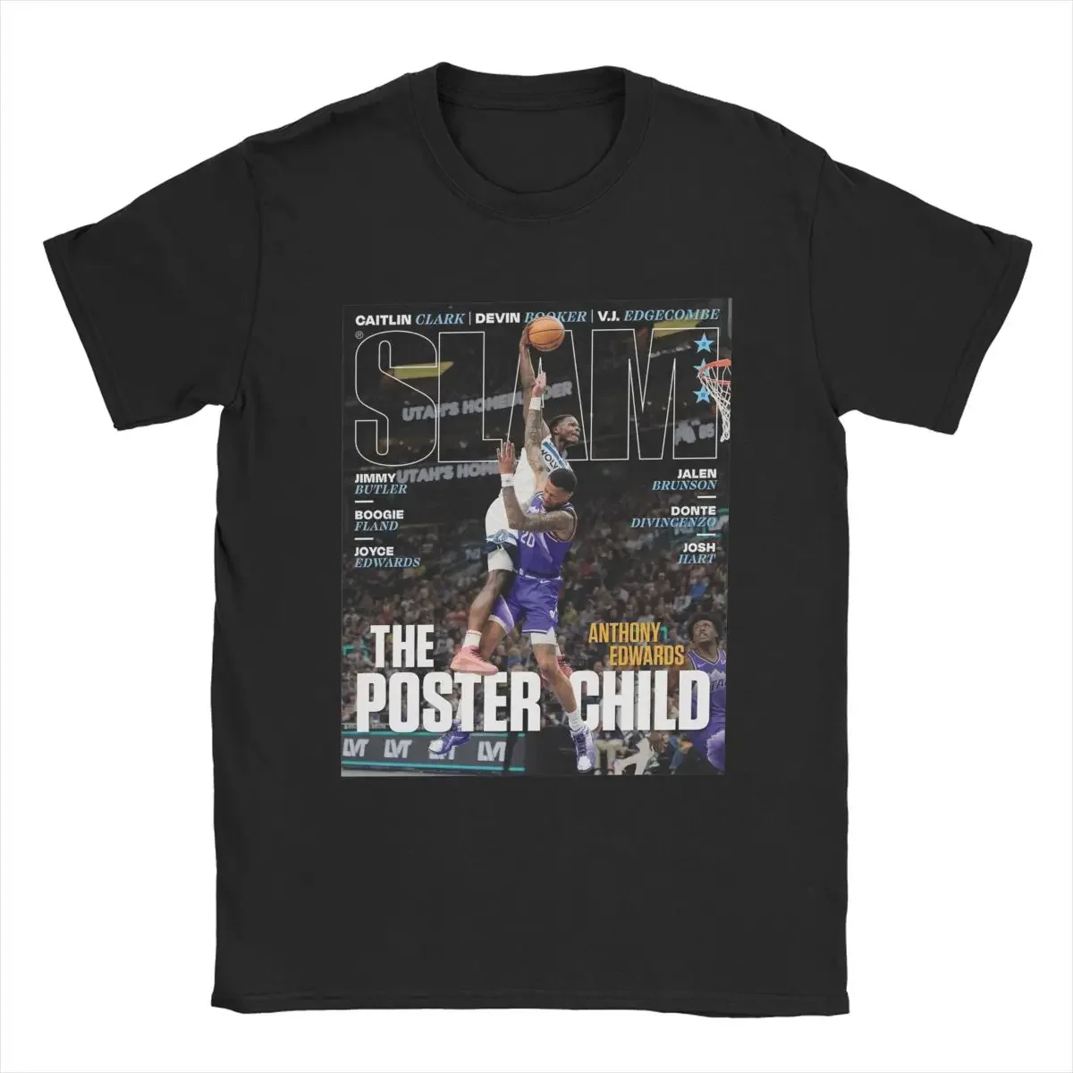 Summer Men Women Cool Anthony Edwards Basketball Player Graphic Shirts Top Tee Clothes Vintage Pure Cotton Sports T Shirts sale.