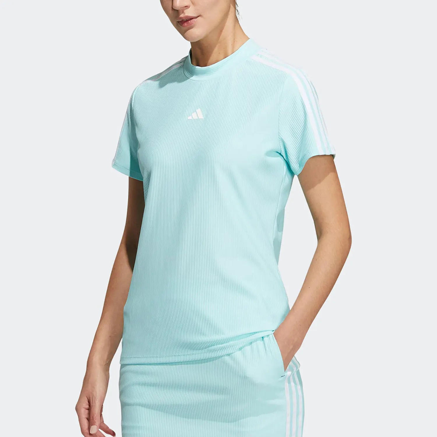 

Новая женская спортивная дышащая рубашка-поло Adidas Authentic Summer с короткими рукавами HS9015