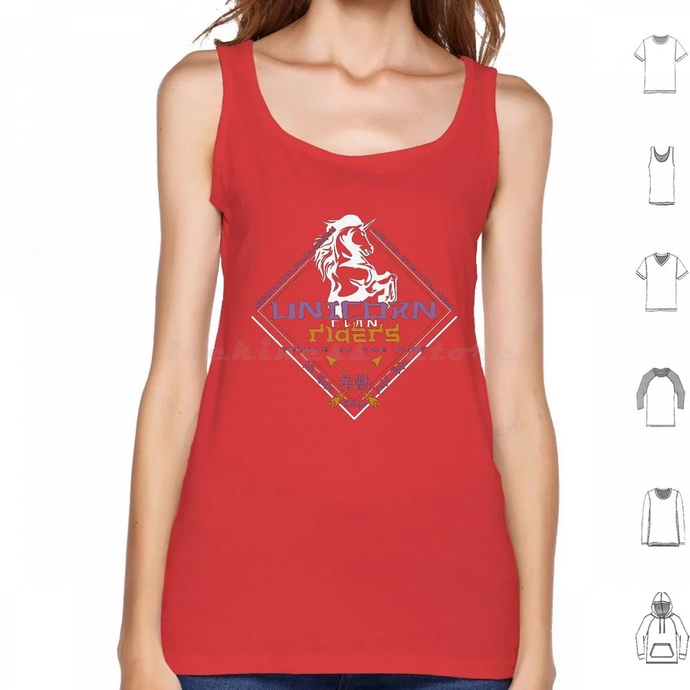 Legend Of The Five Rings-Unicorn Clans Tank Tops Vest Sleeveless Legend Of The Five Rings L5R L5A Leyenda De Los Cinco