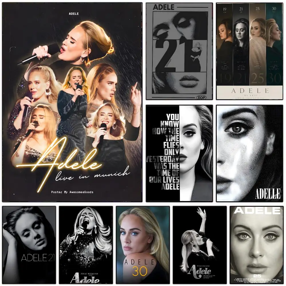 emotional singer A-Adele Poster Modern Home Decoration Interior Design & Contemporary Wall Art Collection