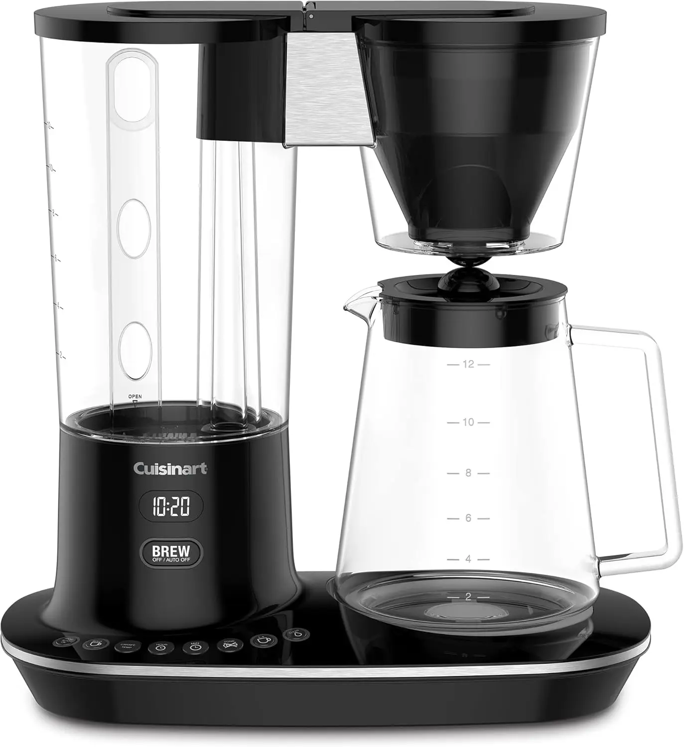 

DCC-4000P1 12-Cup Programmable Coffeemaker with Glass Carafe, Black