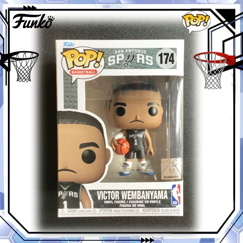 Victor Wembanyama #174 (NBA)Figure Funko Pop Official Genuine Collectible Limited Edition Statue NBA Fans Figures Toys Gift view 3