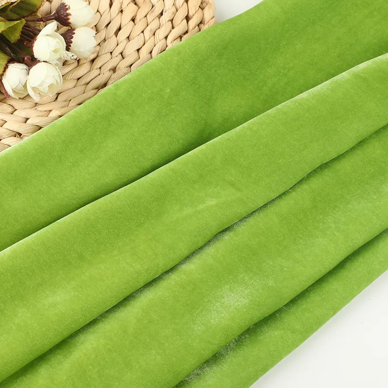 

195G copper-ammonia velvet fabric silk blended for fashion dresses and home textile products