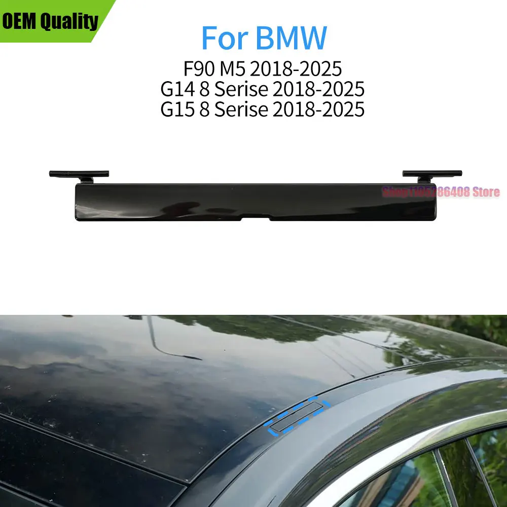 Car Roof Rail Molding Trim Roof Luggage Rack Cover Plate Accessory For BMW M5 8 Series 830 840 850i For BMW F90 G14 G15