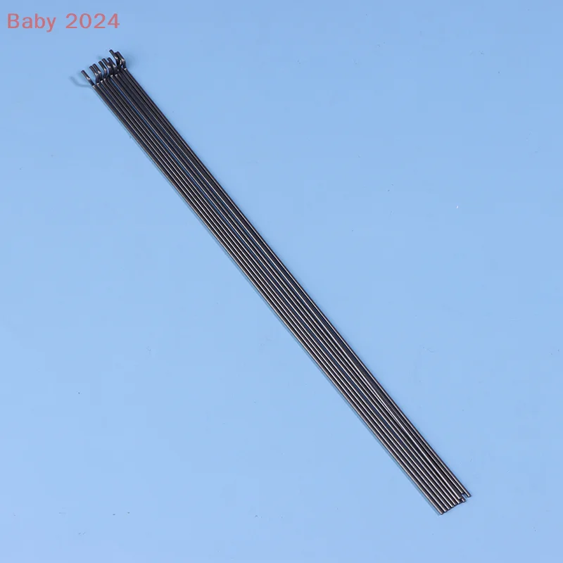 10Pcs Z 유형 서보 연결로드 스틸 와이어 풀 제어 레버 RC 비행기 헬리콥터 각도 조정을위한 20CM 길이