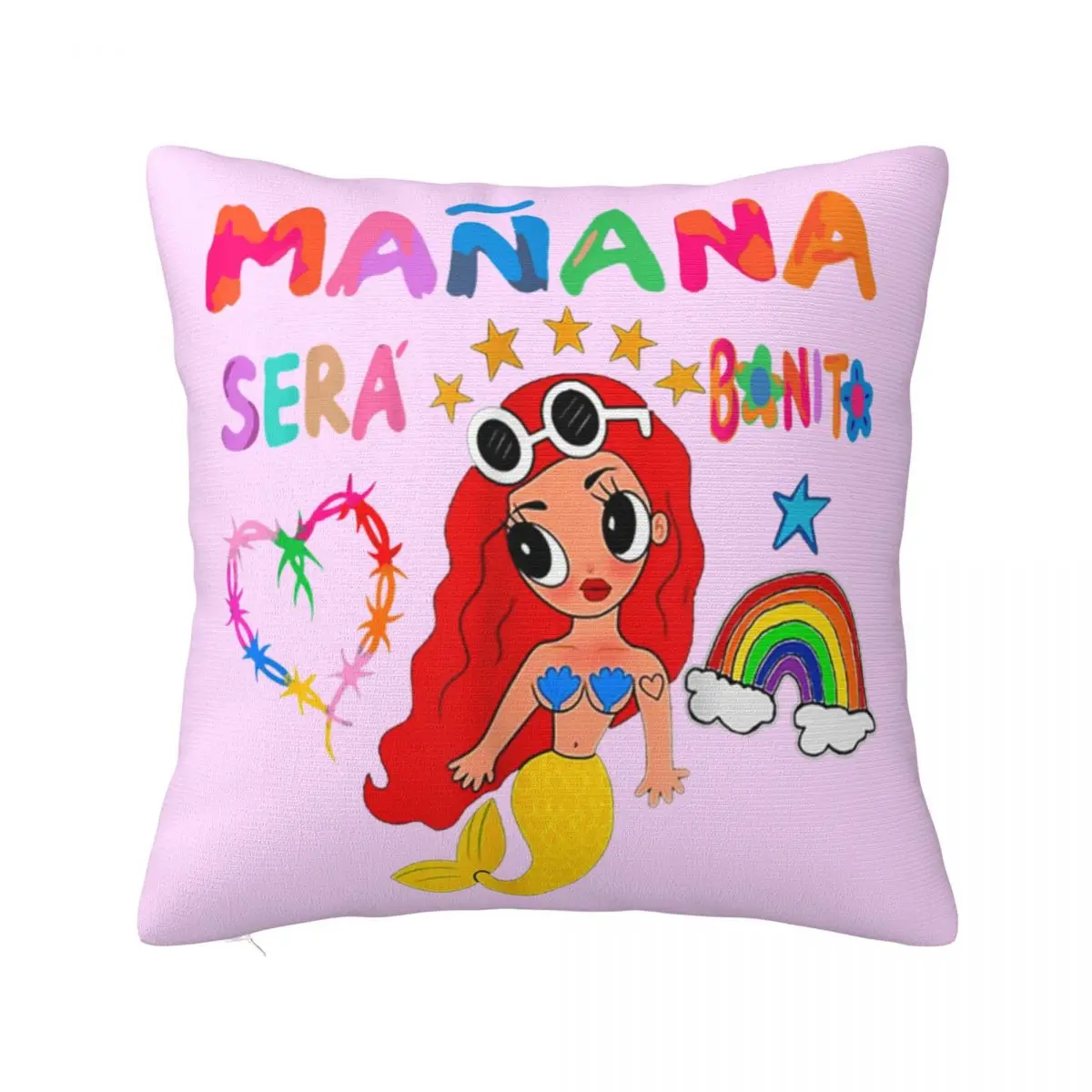 Karol G Manana Sera Bonito Pillow Cases Cushion Cover Customized Decor Pillowcase for Bed 45x45cm