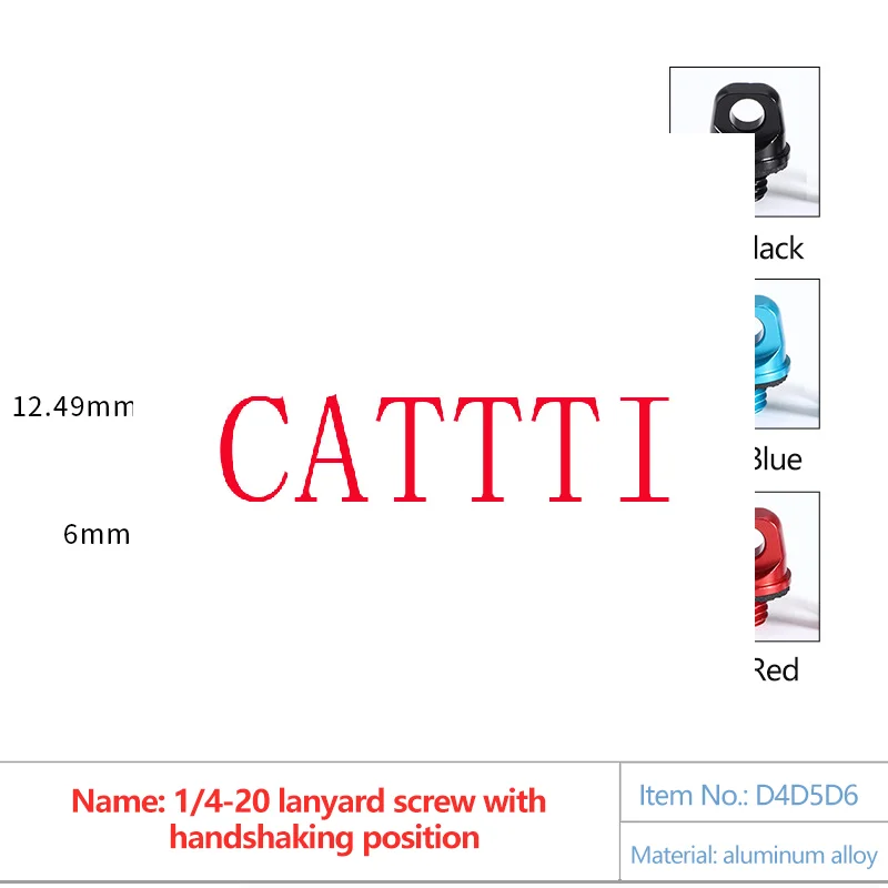 

1/4" 3/8" Lanyard Screw D Ring Handle Shoulder Strap Mount Adapter For SLR Camera Tripod Digital Camera Photo Studio Accessories