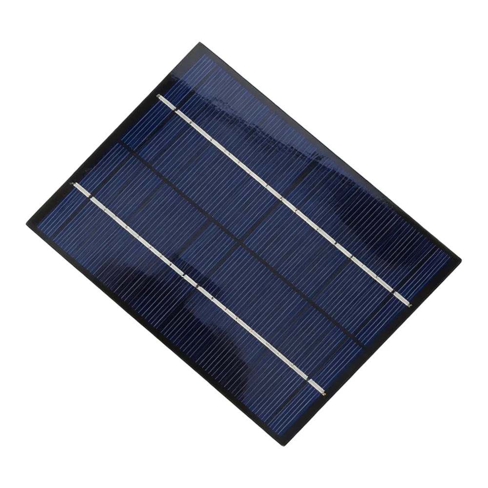 Black Solar Charging Panel 4.2W 18V for 12V 18V Batteries with Clip Terminals and DC Cable 200x130x3mm Lightweight