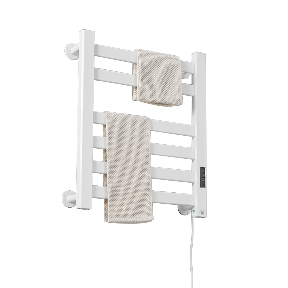 

Mid Size White Electric Towel Rack Temperature Controller Towel Rack Holder Electric Warmer