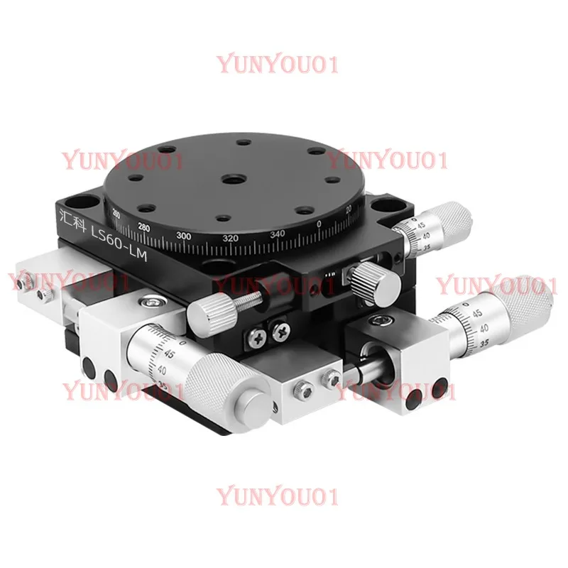 

XYR three-axis displacement platform precision fine adjustment alignment slide table manual worktable LS60/90/125
