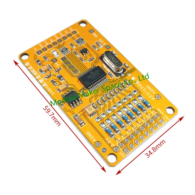 Модернизированная версия ADS1256 24-битный АЦП, 8-канальный АЦП, высокоточный сбор данных АЦП