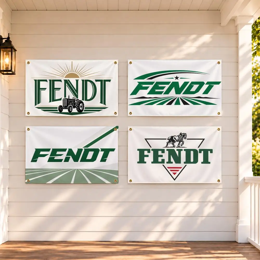 Brand Fashion F-Fendt Flags Fabric Pennant Banner, Indoor Outdoor Decor for Garden Yard Camping Birthday Bedroom
