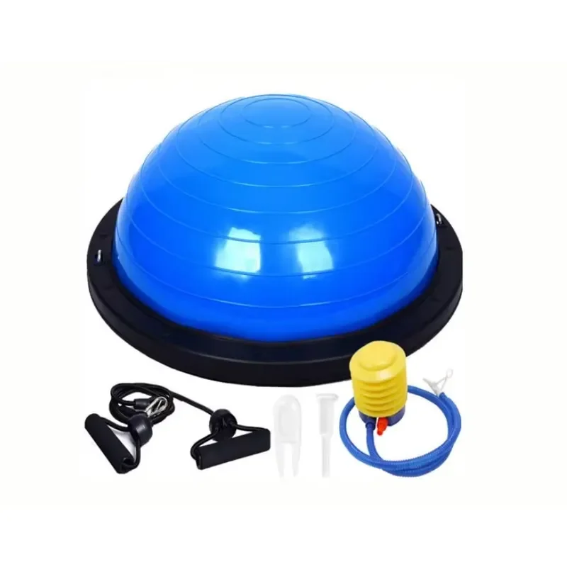 Colorful Pilates Yoga Ball Semi Balance Exercise Fitness Stable Gym Equipment for Core Training Home Workout Anti Slip Sphere