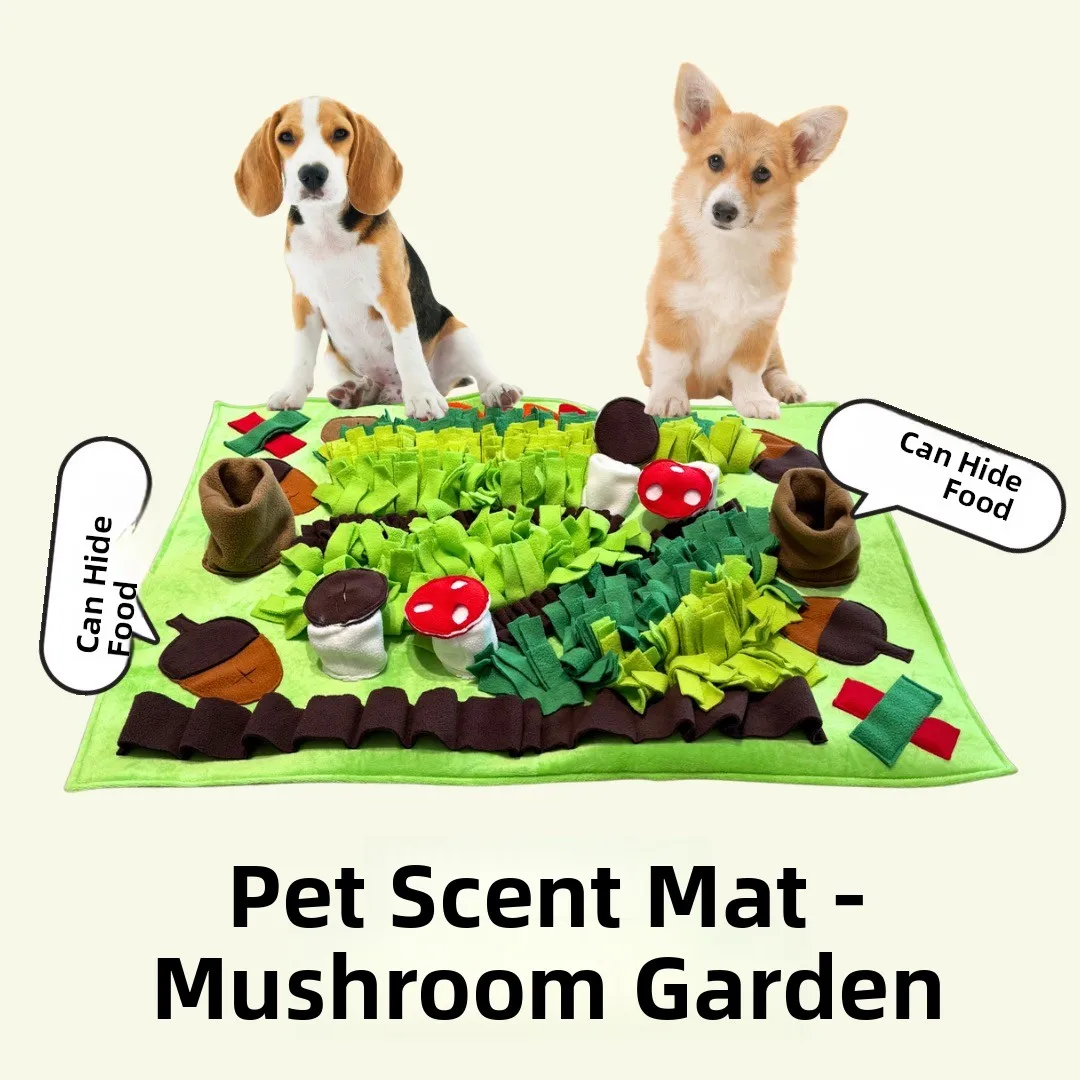 

Dog nce Enhancement Food Hiding Sniffing Mat Pet Smell Play Biting Resistant Hidden Food Toy Universal for All Pets