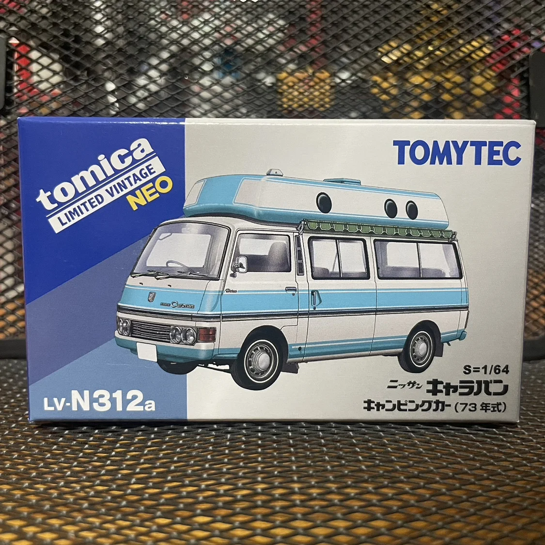 

24.5 Tomytec Tomica TLV N312a Caravan Camping Car Limited Edition Simulation Alloy Static Car Model Toy Gift