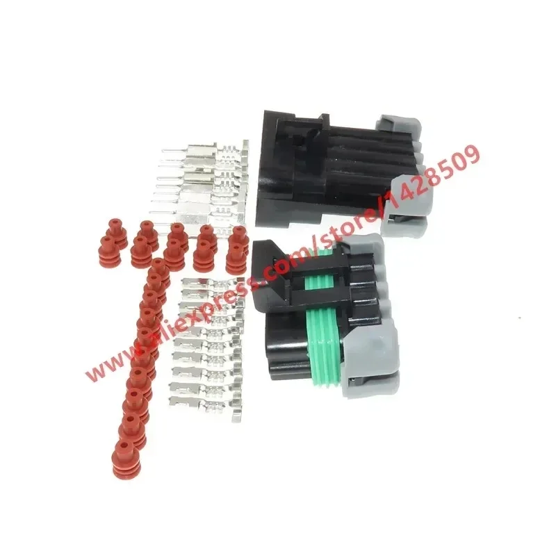 1 Pcs 10 Pin Car Waterproof Connector With Terminal Female Male Auto Sealed Diagnostics Plugs 12045808 12065425